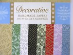 A4 Decorative Handmade Block Print Papers.......click for larger image