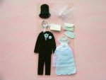 Bride and Groom theme Embellishment pack.....click for larger image