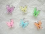 30mm Nylon Mesh Butterflies.....click for larger image