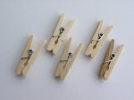 Natural Mini Pegs.....click for larger image