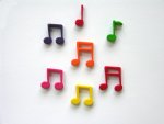 Resin Musical Notes....click for larger image