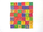 Bold coloured Alphabet Stickers.....click for larger image