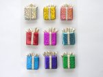 Coloured Christmas present theme Embellishment pack.....click for larger image